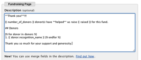 Customizing Donor Tools Fundraising Pages 1