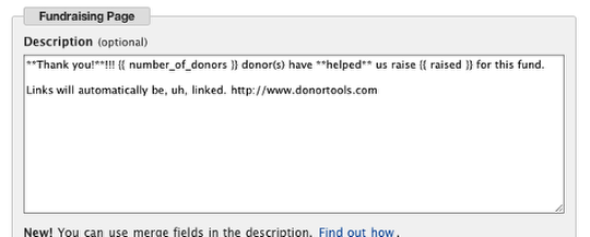 Customizing Donor Tools Fundraising Pages 6